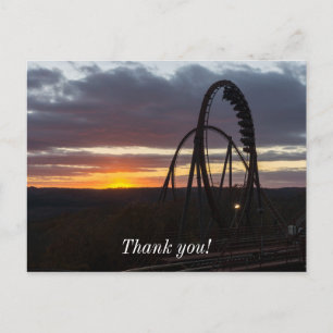 Zonsondergang bij Wildfire Briefkaart