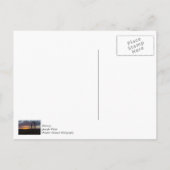 Zonsondergang bij Wildfire Briefkaart (Achterkant)