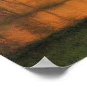 Zonsondergang bij Yosemite Poster (Hoek)