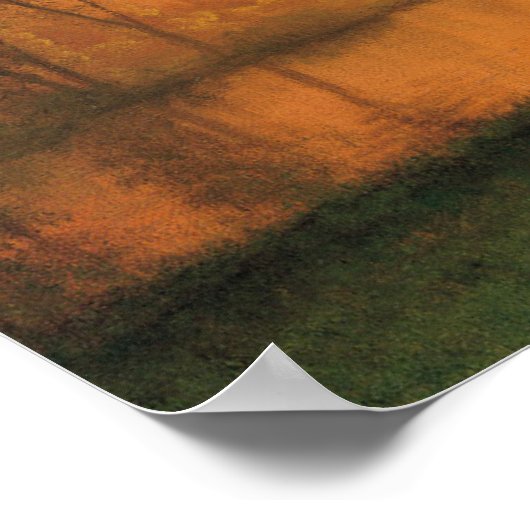 Zonsondergang bij Yosemite Poster (Hoek)