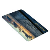 Zonsondergang bij Zee Custom Premium Magnet Magneet (Rechterzijde)