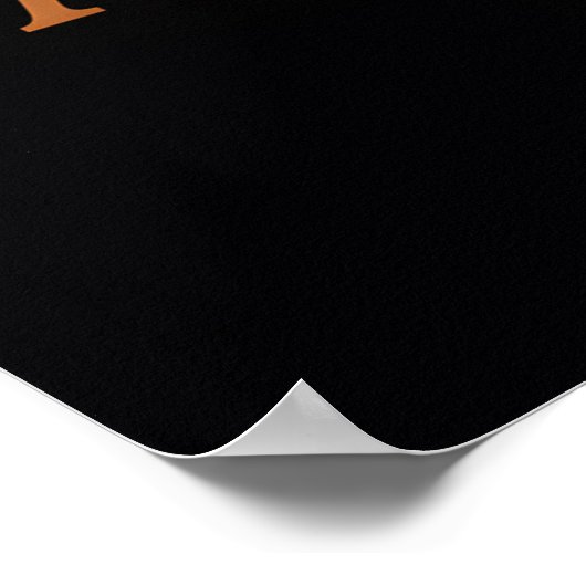 Zonsondergang Bizon Silhouet Poster (Hoek)