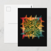 ZONSONDERGANG BLADE TROPISCH BRIEFKAART (Voorkant / Achterkant)