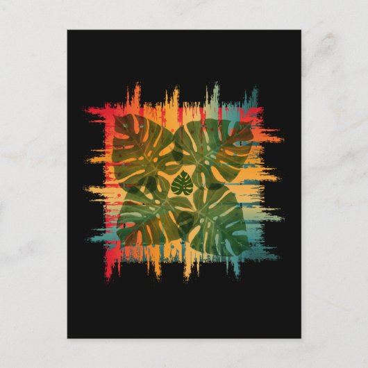 ZONSONDERGANG BLADE TROPISCH BRIEFKAART (Voorkant)