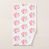 Zonsondergang bladeren bad handdoek (Handdoek)