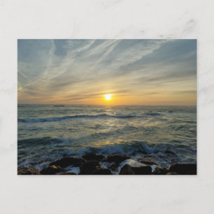 Zonsondergang Bliss in Portugal Ansichtkaart Briefkaart