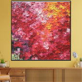 Zonsondergang Bloei Abstract Getextureerde Kunst Canvas Afdruk (Insitu (Woonkamer))
