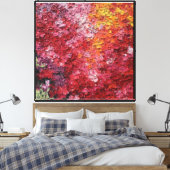 Zonsondergang Bloei Abstract Getextureerde Kunst Canvas Afdruk (Insitu (Slaapkamer))