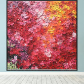 Zonsondergang Bloei Abstract Getextureerde Kunst Canvas Afdruk (Insitu (Houten vloer))