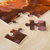 Zonsondergang Bloei Legpuzzel (Zijkant)