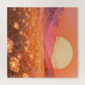 Zonsondergang Bloei Legpuzzel (Horizontaal)