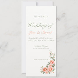 Zonsondergang Bloei - Zachte Oranje Kaart