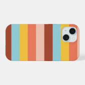 zonsondergang blok iPhone 15 case (Achterkant horizontaal)