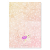 Zonsondergang Blush Slank lint en Bright Rose Boek Kaart (Achterkant)