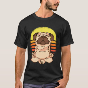 Zonsondergang Boeddha Meditatie Boeddhistisch Grap T-shirt