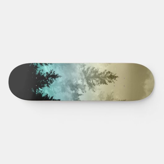 Zonsondergang Bos Droom #2 #dreamy #wall #art Persoonlijk Skateboard (Horizontaal)