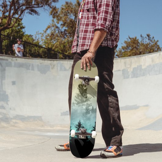 Zonsondergang Bos Droom #2 #dreamy #wall #art Persoonlijk Skateboard (Buiten 2)