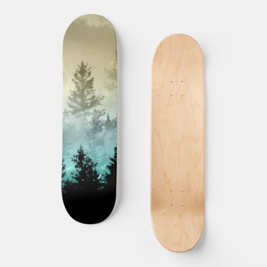 Zonsondergang Bos Droom #2 #dreamy #wall #art Persoonlijk Skateboard (Voorkant)