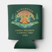  Zonsondergang Bos Groen Camping Familie Reünie Blikjeskoeler (Achterkant)