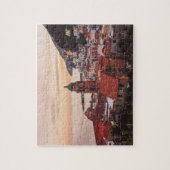 Zonsondergang boven Amalfi kustplaats Italië Legpuzzel (Verticaal)