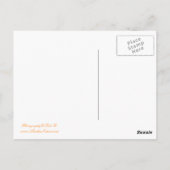 Zonsondergang boven Anchorage, Alaska Groeten Brie Briefkaart (Achterkant)