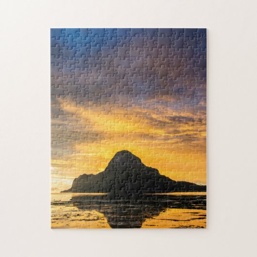 Zonsondergang boven Bacuit-archipel Legpuzzel (Verticaal)