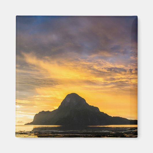 Zonsondergang boven Bacuit-archipel Magneet (Voorkant)