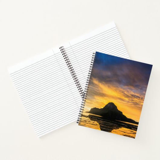 Zonsondergang boven Bacuit-archipel Notitieboek (Binnen)