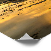 Zonsondergang boven Bacuit-archipel Poster (Hoek)