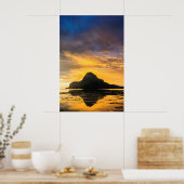 Zonsondergang boven Bacuit-archipel Poster (Keuken)
