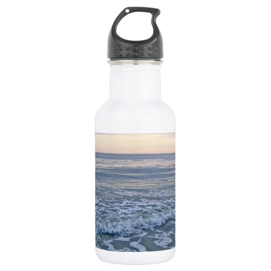 Zonsondergang boven de getijden waterfles (Voorkant)