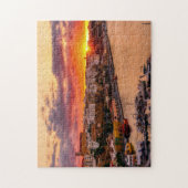 Zonsondergang boven de haven van Mahon - Menorca, Legpuzzel (Verticaal)