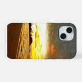 Zonsondergang boven de Malediven iPhone 15 Case (Achterkant horizontaal)