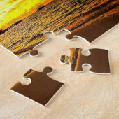 Zonsondergang boven de Malediven Legpuzzel (Zijkant)
