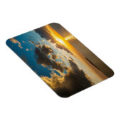 Zonsondergang boven de oceaan, Fiji Magneet (Rechterzijde)