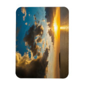 Zonsondergang boven de oceaan, Fiji Magneet (Verticaal)