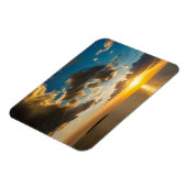 Zonsondergang boven de oceaan, Fiji Magneet (Linkerzijde)