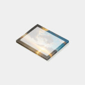 Zonsondergang boven de oceaan, Fiji Post-it® Notes (Schuin)