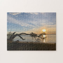Zonsondergang boven East Bay Legpuzzel