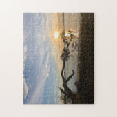 Zonsondergang boven East Bay Legpuzzel (Verticaal)