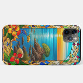Zonsondergang boven een rotsachtige kustlijn Case-Mate iPhone case (Achterkant (horizontaal))