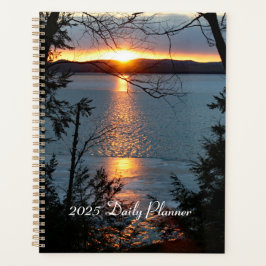 Zonsondergang boven Forest Lake Daily Planner