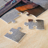 Zonsondergang boven Frankfurt, Duitsland Legpuzzel (Zijkant)