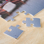 Zonsondergang boven Frankfurt, Duitsland Legpuzzel (Zijkant)