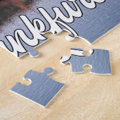 Zonsondergang boven Frankfurt, Duitsland Legpuzzel (Zijkant)