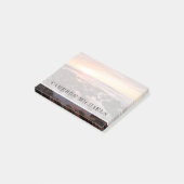 Zonsondergang boven getijdenpoelen post-it® notes (Schuin)