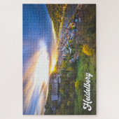 Zonsondergang boven Heidelberg, Duitsland Legpuzzel (Verticaal)
