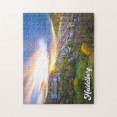 Zonsondergang boven Heidelberg, Duitsland Legpuzzel (Verticaal)