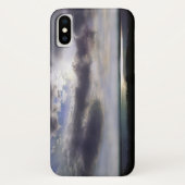 Zonsondergang boven het meer waterverf schilderij Case-Mate iPhone case (Achterkant)