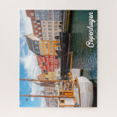 Zonsondergang boven Kopenhagen, Denemarken Legpuzzel (Verticaal)